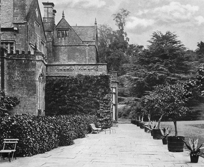 East Terrace of the Abbey, 1899